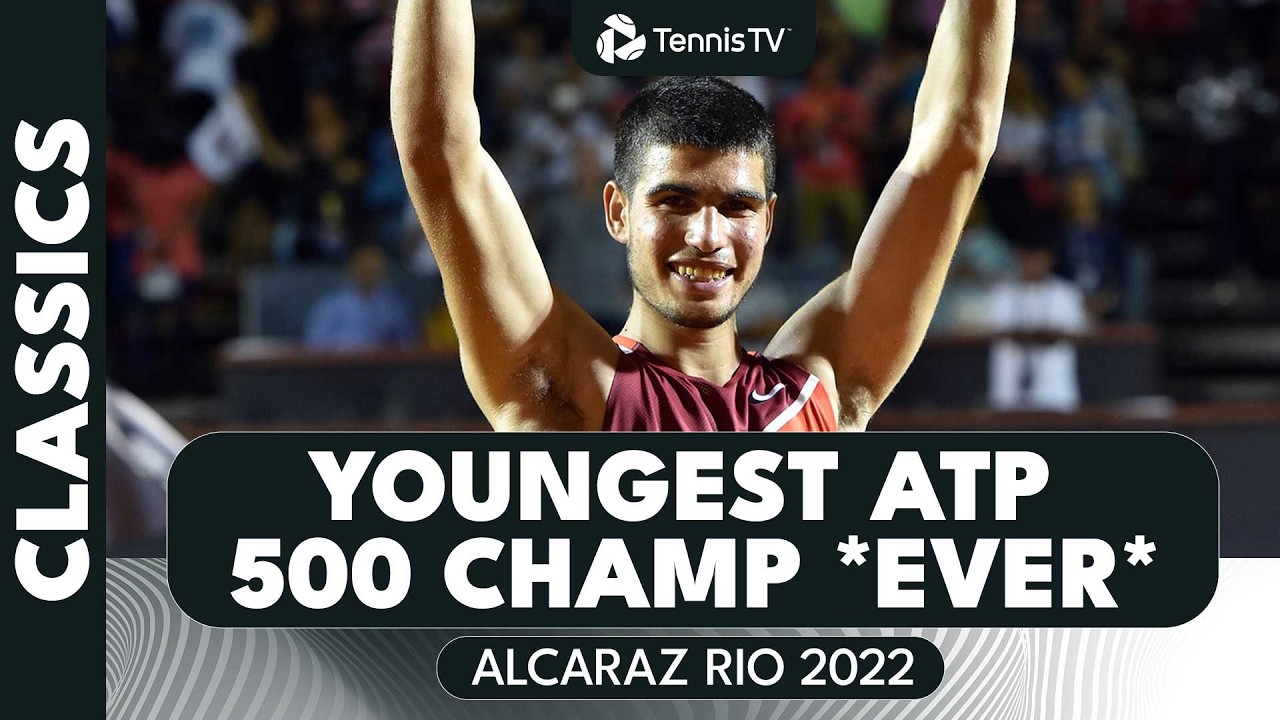 18-Year-Old Carlos Alcaraz: The Youngest ATP 500 Champion *EVER* | Rio 2022 Highlights