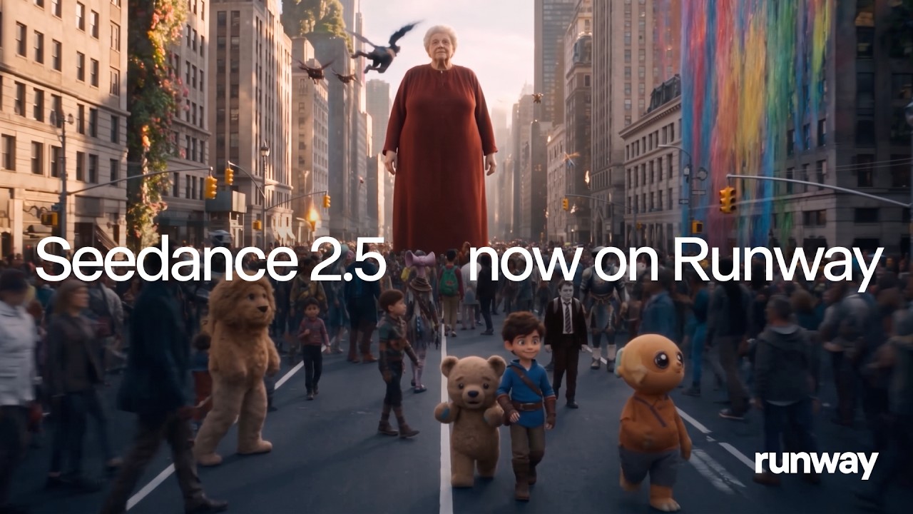 Seedance 2.5 is Now Available on Runway