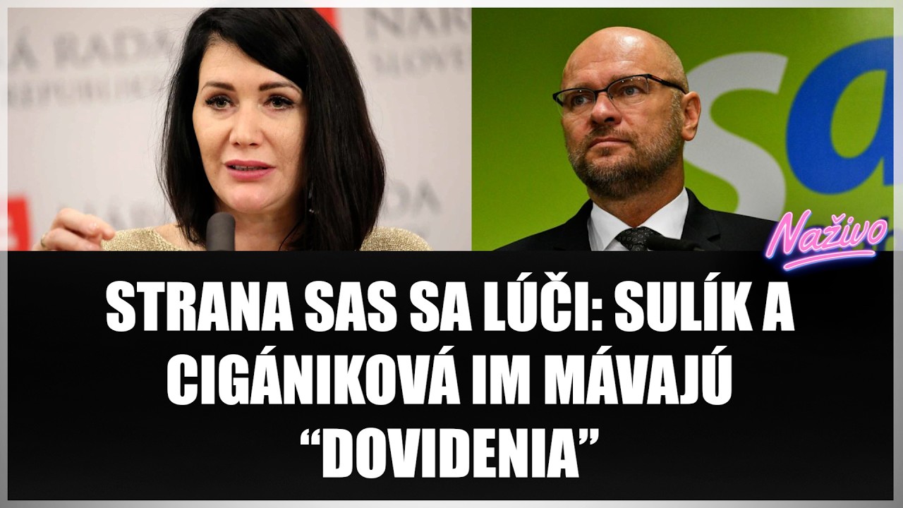 STRANA SAS SA LÚČI: SULÍK A CIGÁNIKOVÁ IM MÁVAJÚ “DOVIDENIA”! Kto bude na čele kandidátky?