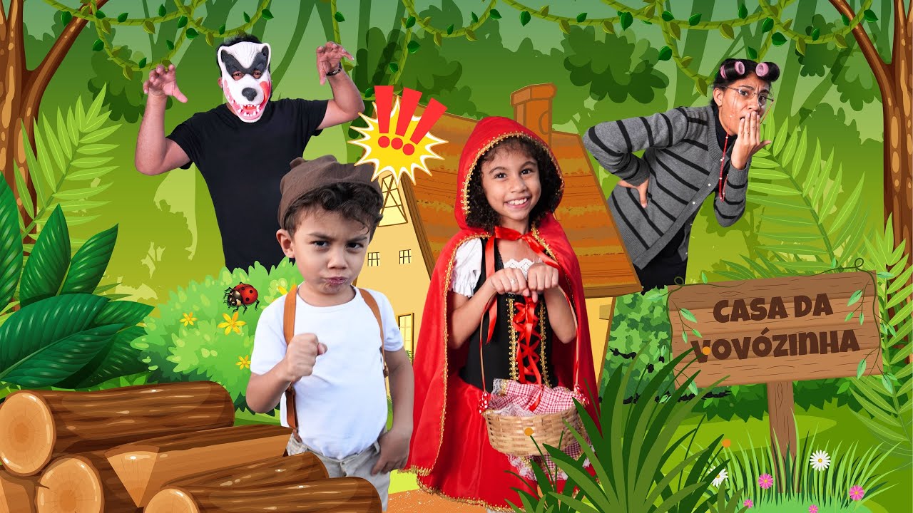 Chapeuzinho Vermelho e o Lobo Mau | Esther e Lucas