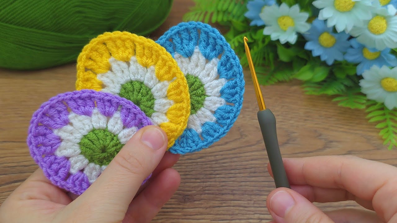 Woww!! CROCHET EASTER Egg I crochet egg applique I crochet easter decorations #crochet #knitting