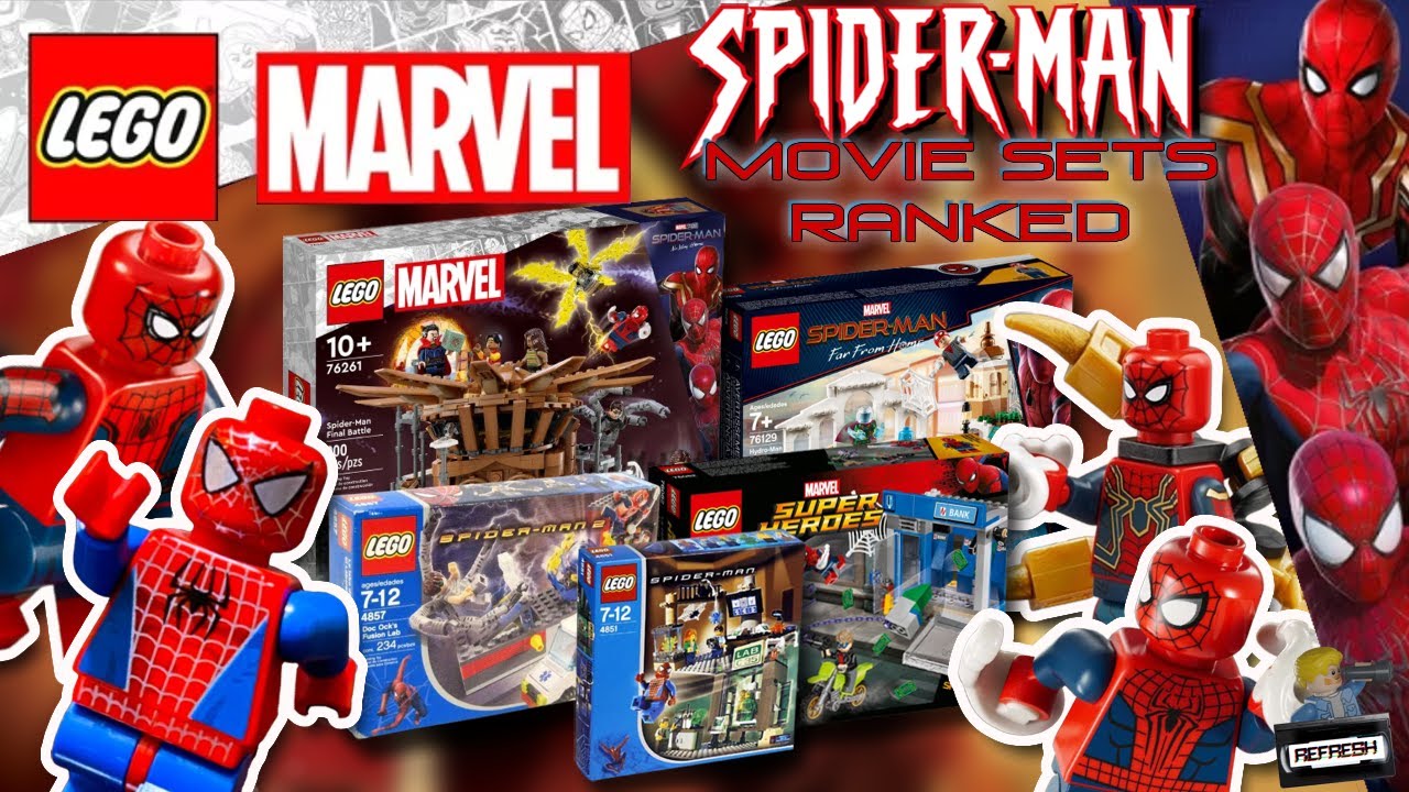 LEGO Spider-Man &mdash; все съёмочные площадки фильмов в рейтинге! 2002&ndash;2023