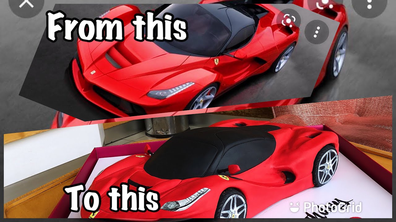How it's made FERRARI CAKE