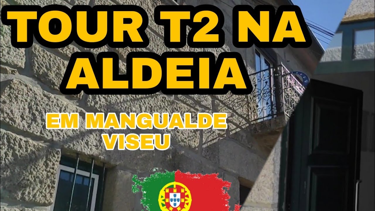 TOUR COMPLETO/CASA T2 NA ALDEIA DE MANGUALDE DESTRITO DE VISEU EM PORTUGAL.