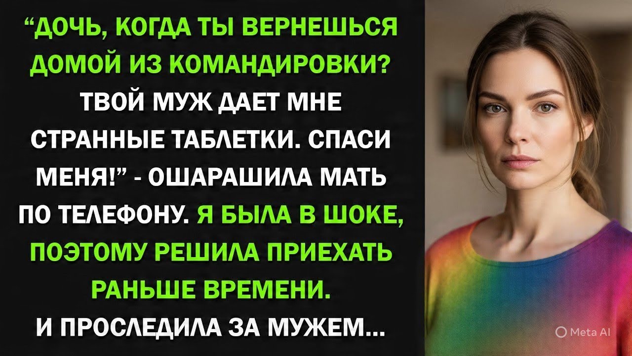 Мама прошептала в трубку: «Зять травит меня таблетками…» Я примчалась и не поверила своим глазам