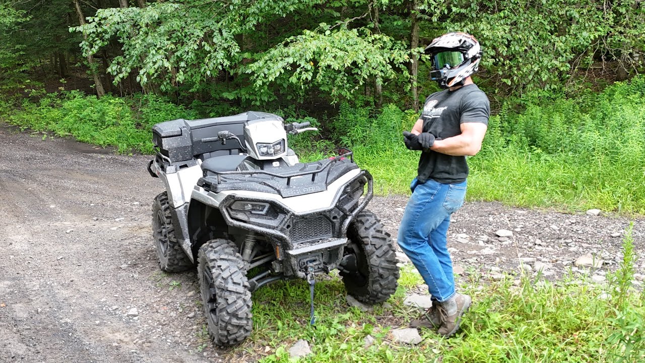 Seb’s ATV takes on the O & W Trail part 4! 570 Polaris Sportsman Ultimate Edition!!