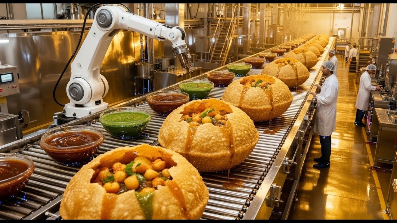 The Amazing Pani Puri Factory | Gol Gappa Shells Production Process Revealed!