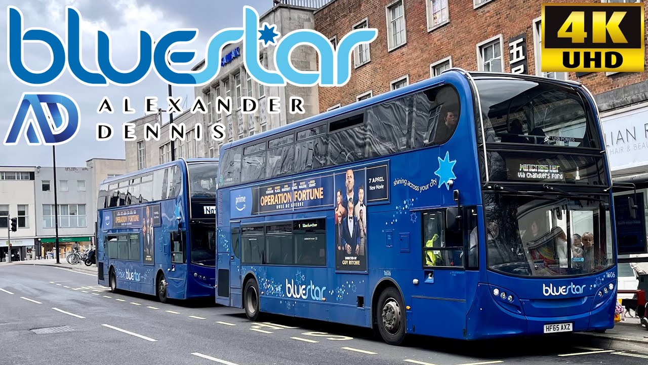 [Bluestar: 1 Southampton to Winchester via Banister Park, Fryern Hill & Otterbourne] ADL Enviro400