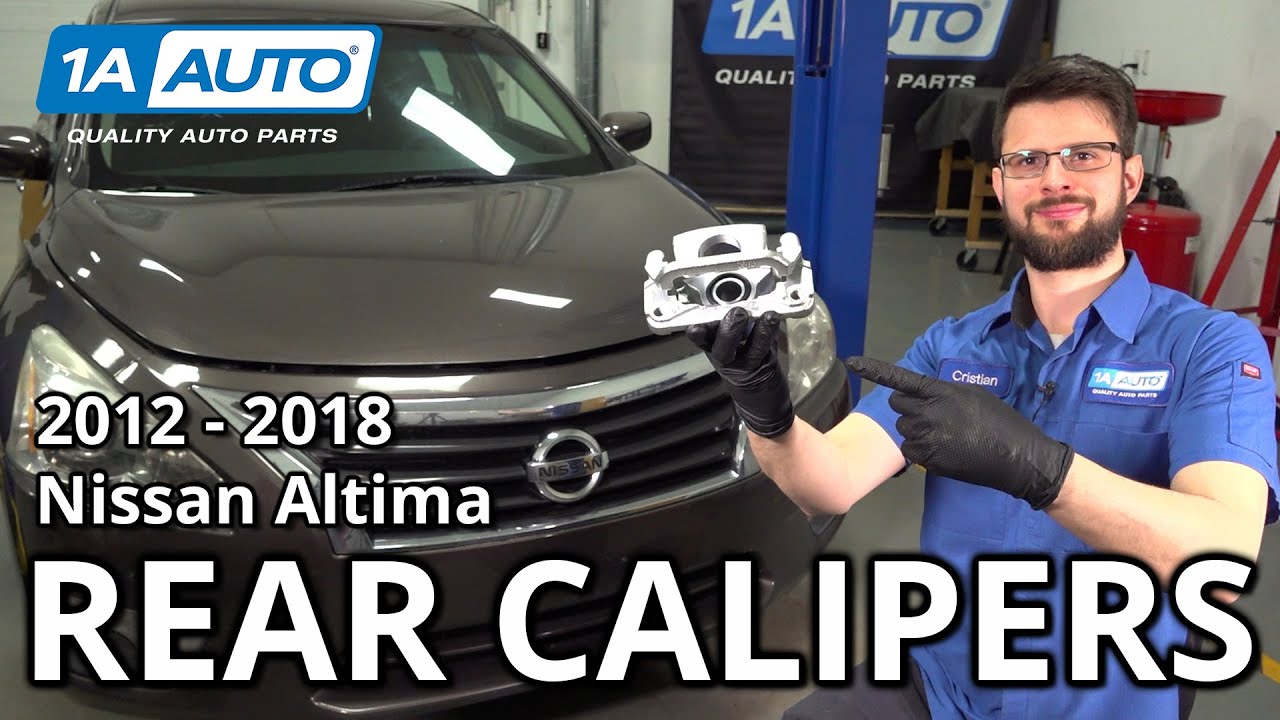 Как заменить задние суппорты на Nissan Altima 2012-2018
