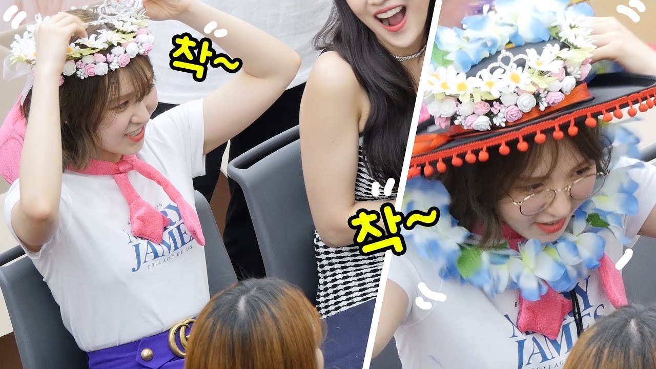 다 써주는 친절한 웬디 Friendly Wendy, many hat : 레드벨벳 Red Velvet : Edited fancam : fansign : 라이브플라자 190901