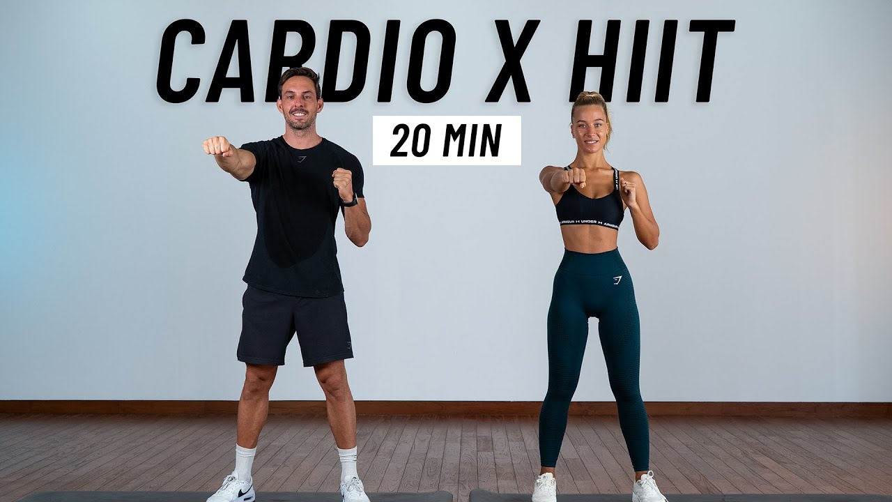 20 MIN INTENSE HIIT WORKOUT - ALL STANDING - Full Body, No Equipment, No Repeats