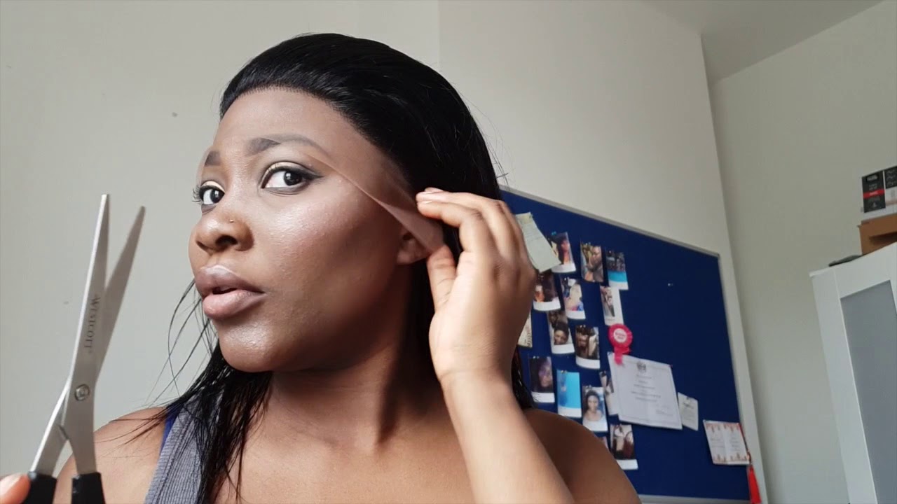 LACE FRONTAL INSTALLATION /NO GLUE(ELASTIC BAND METHOD)/INSTALLER UNE LACE FRONTALE SANS COLLE!!!