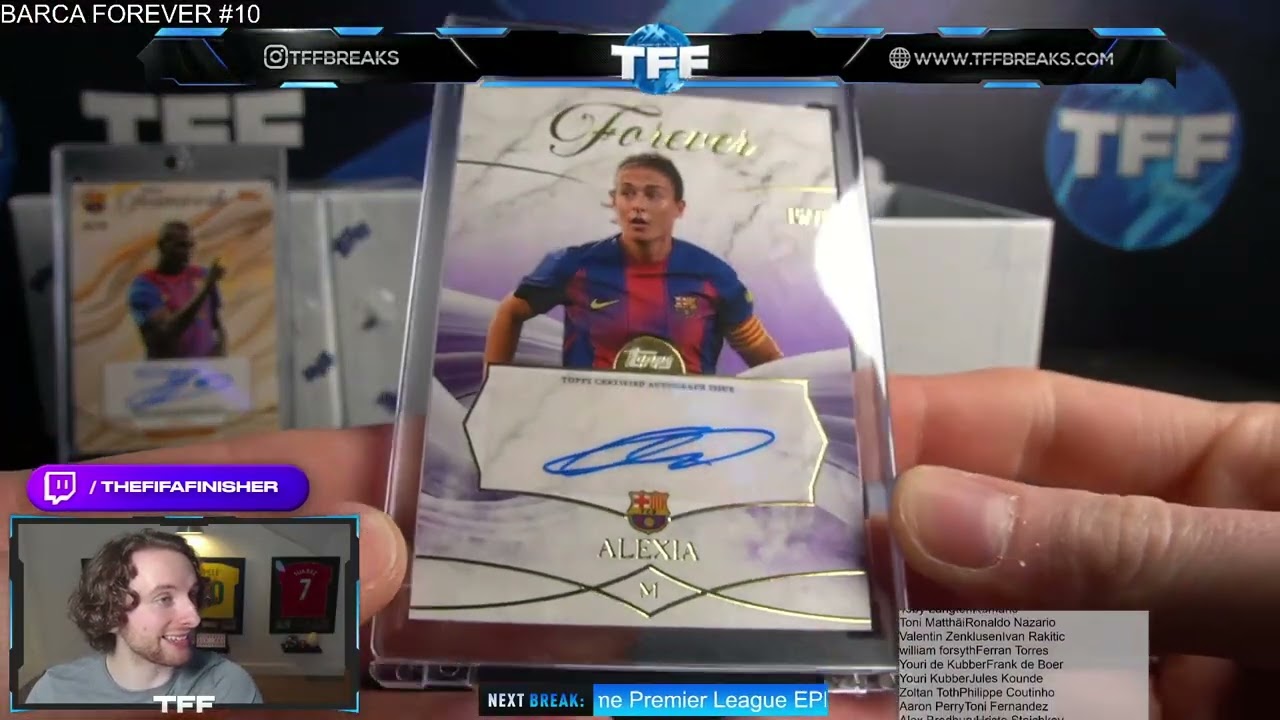 Коллекционная карточка Topps Barcelona Forever 2025-26, 6 коробок, номер PYP #10