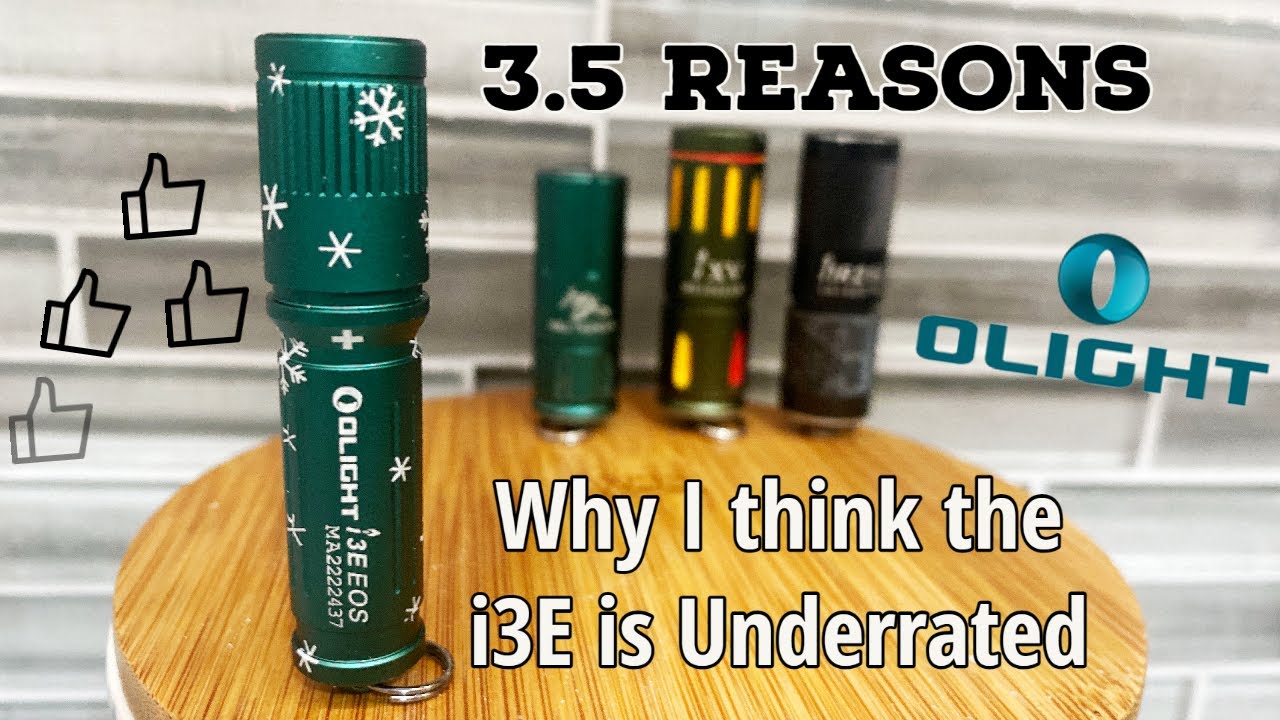 3.5 причин, почему i3E — самый недооцененный фонарик-брелок от Olight