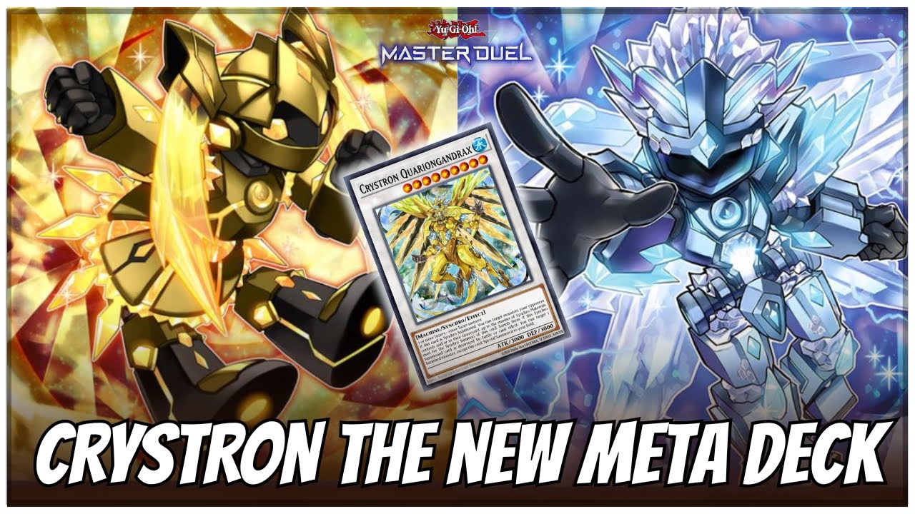 CRYSTRON 40 cards COMBOS | Ranked gameplay and decklist | Yu-Gi-Oh! Masterduel