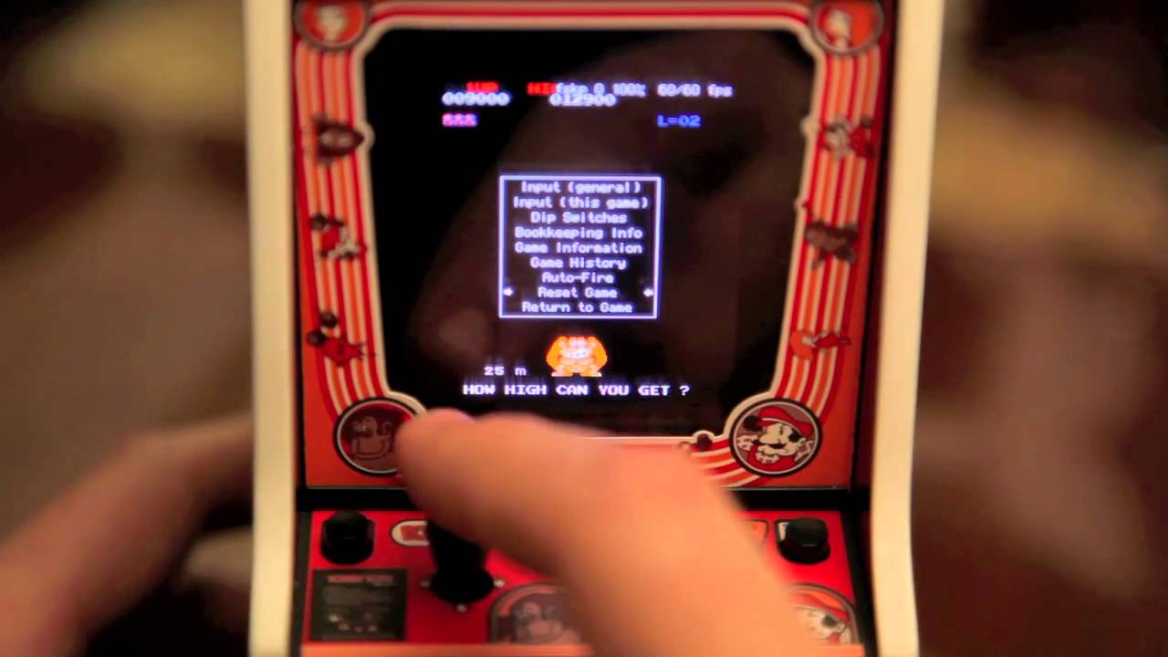 World's Smallest Playable Donkey Kong / Mame Arcade Cab Pt.1