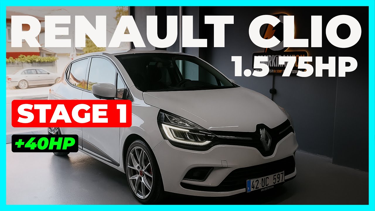 Renault Clio 1.5 dCi Yazılım | +40 HP Performans Farkı