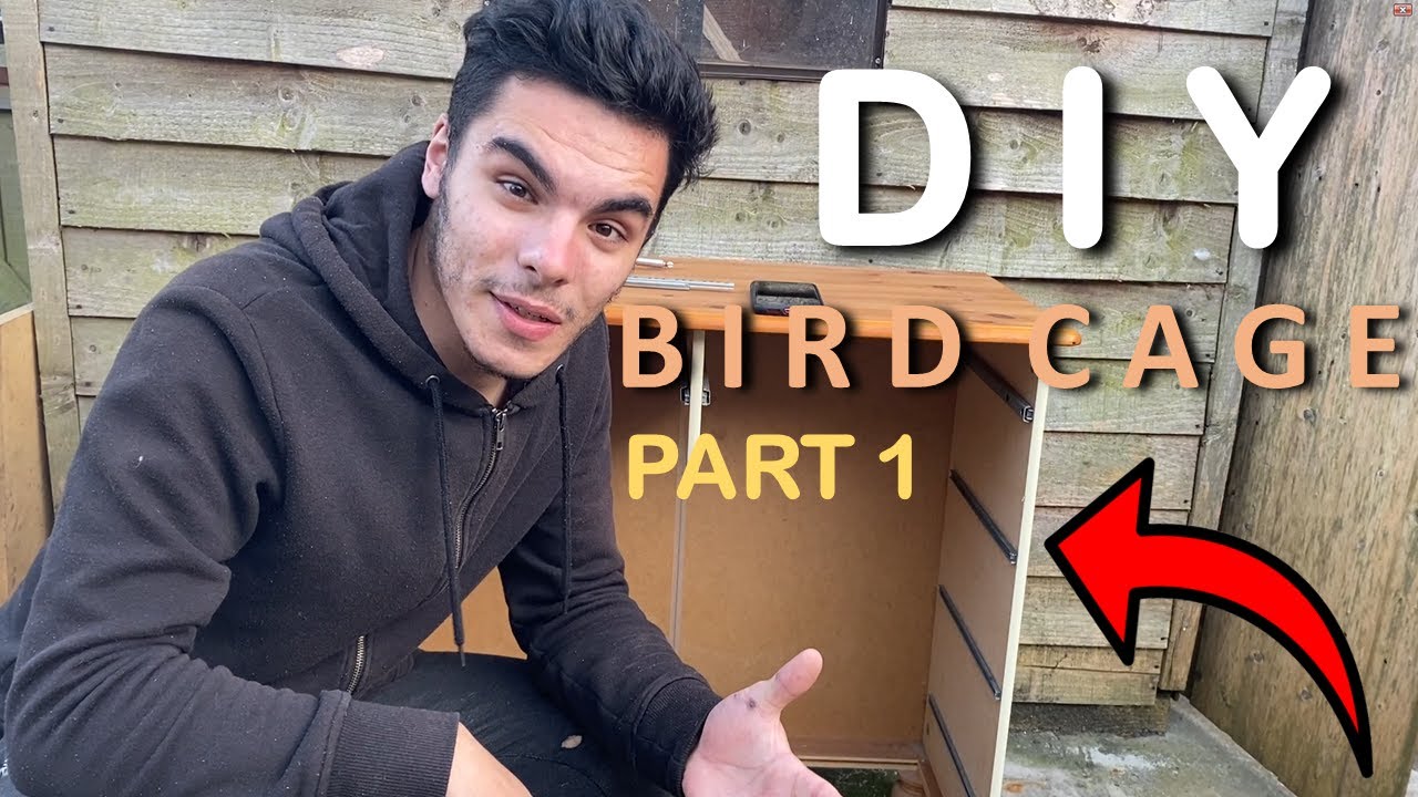 HOW TO MAKE A DIY BIRD CAGE FROM OLD FURNITURE | PART 1