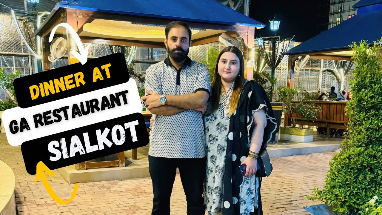 Green Apple🍏 Family Restaurant Sialkot| Famous Restaurant of Sialkot| Dinner Date with My Husband ❤️