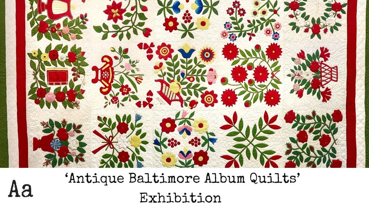 Fabulous Quilt Exhibitions (No: 1) | Antique Baltimore Album Quilts dated 1840-1850