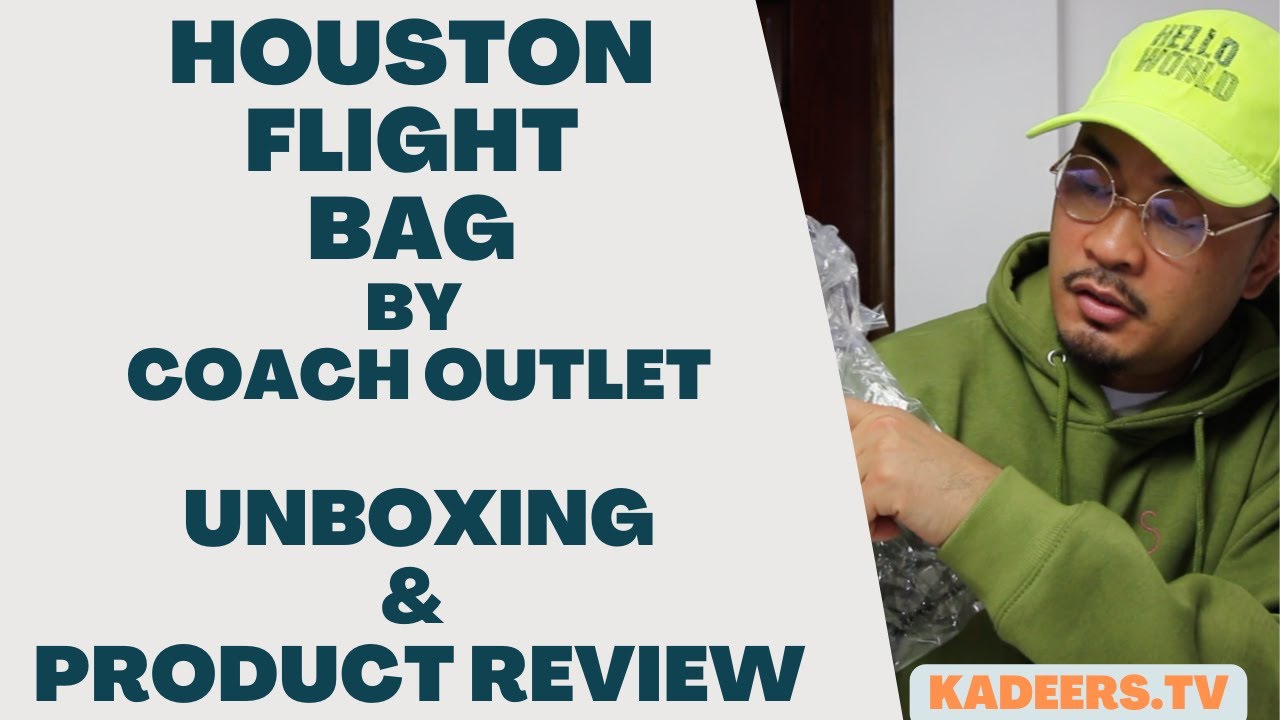Houston Flight Bag by COACH Outlet - Unboxing & Product Review