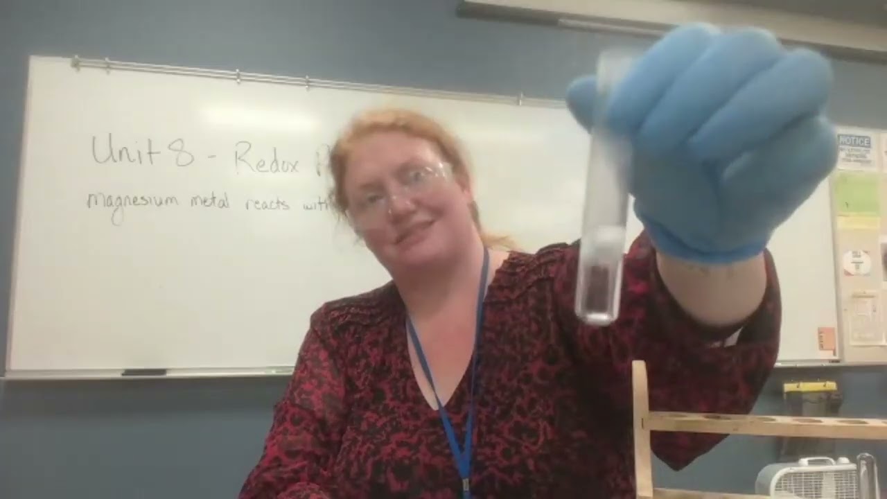 CHEM 1405 Lab Demo: Unit 8 - Redox Reactions (Magnesium in HCl)