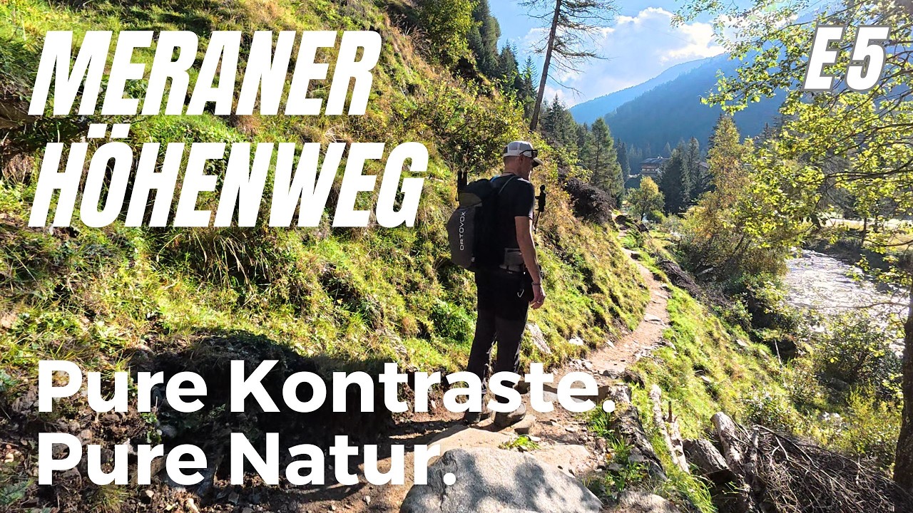 Meraner Höhenweg ✪ Etappe 5: 1.090 Höhenmeter abwärts nach Matatz – Wald, Wasser & Panorama!