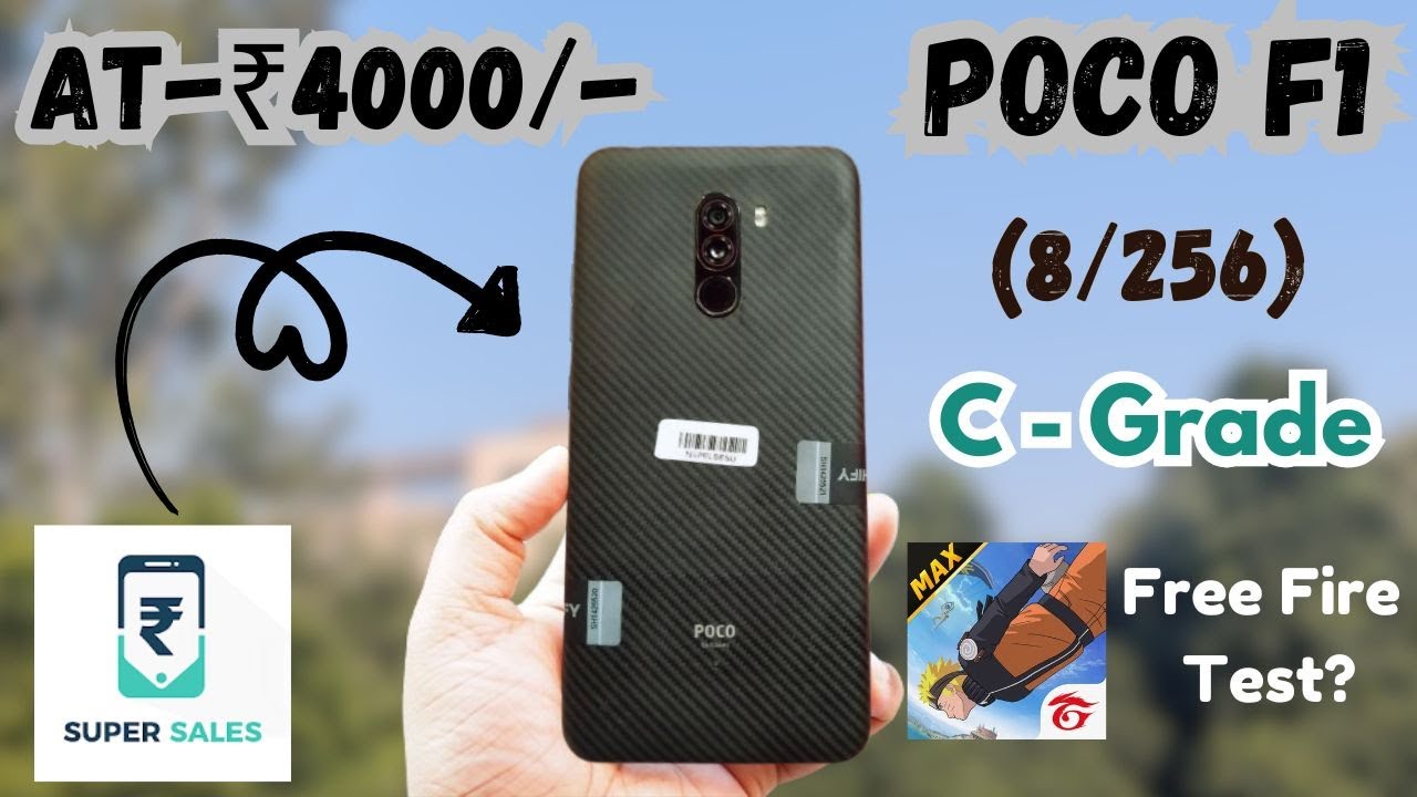 Unboxing POCO F1 ( 8/256 )  in just ₹4020/-🔥| C+ Grade | CashifySupersale | Refurbished phone |