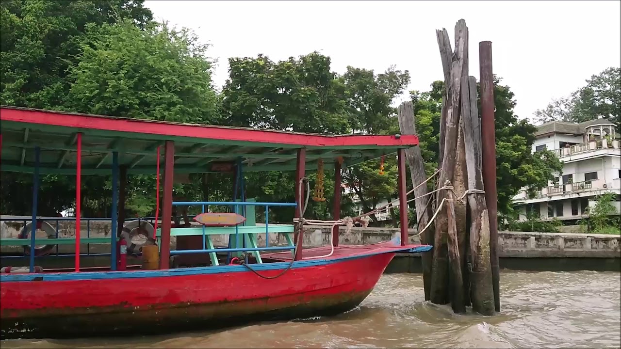 [60fps] Chao Phraya Tourist Boat from Sathorn to Tha Maharaj