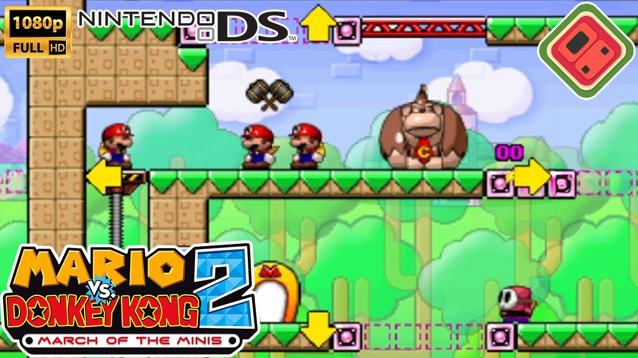 Mario vs. Donkey Kong 2: March of the Minis DS HD Gameplay (MelonDS)