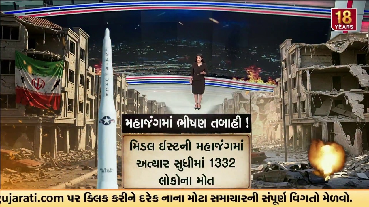 Middle East War Horror: 1332 Dead, 180 Children Killed – Iran's Azadi Stadium in Ruins | TV9Gujarati