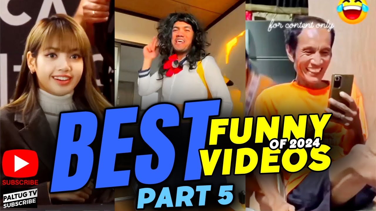 😂 Best Funny Videos of 2024 PART 5 try not to laugh | PALTUG TV (reaction video)