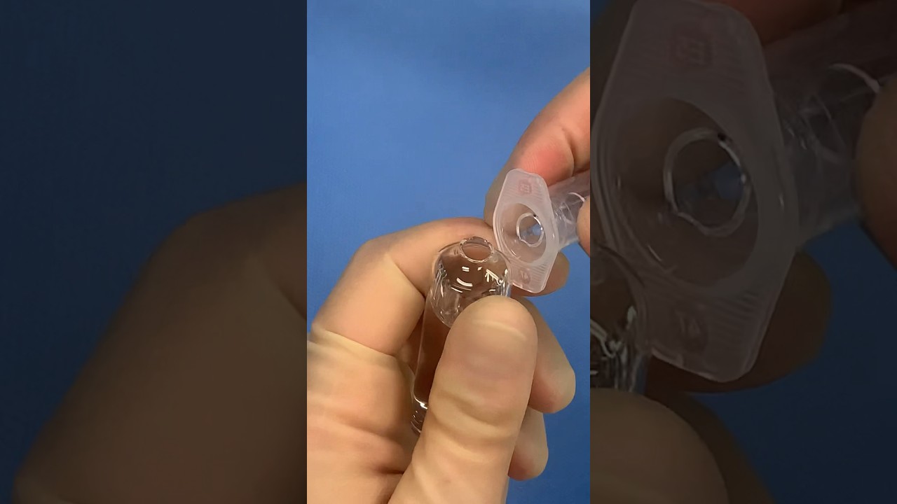 How to Break a Glass Ampule #goodtoknow #lifehacks #safetyfirst #staysafe #vet #medicine #funfacts