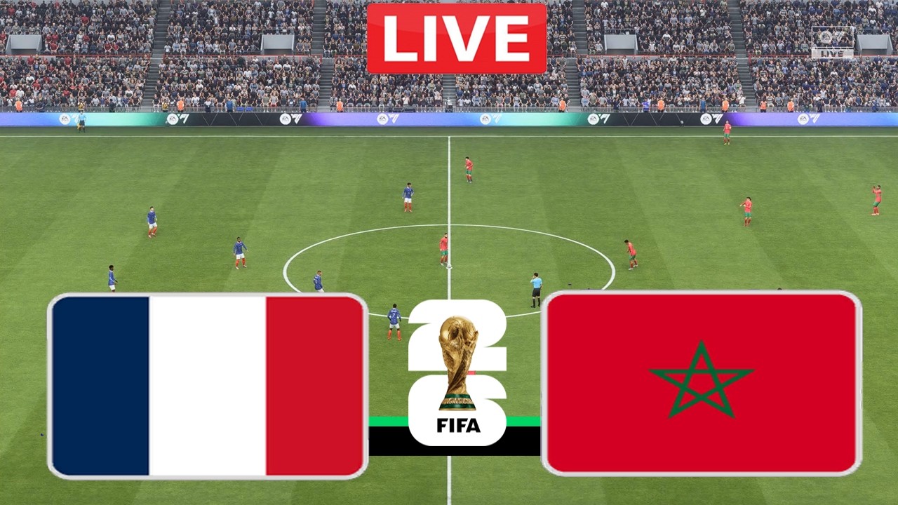 France vs Morocco LIVE | FIFA World Cup 2026 | Full Match Streaming | FC 26 Gameplay Simulation
