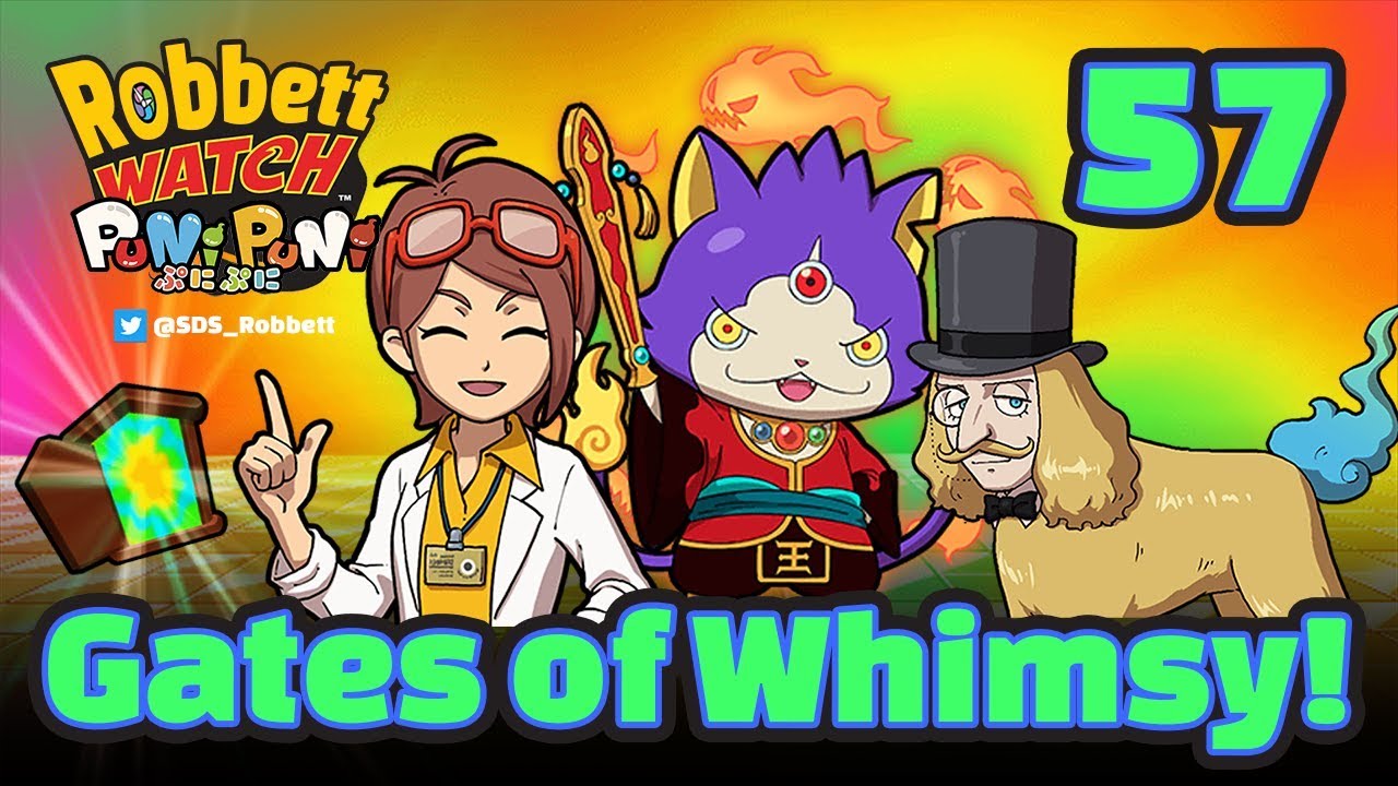 Yo-kai Watch Puni Puni #57: Cat King Enma & Gates of Whimsy! SSS-Rank! Robbett Watch