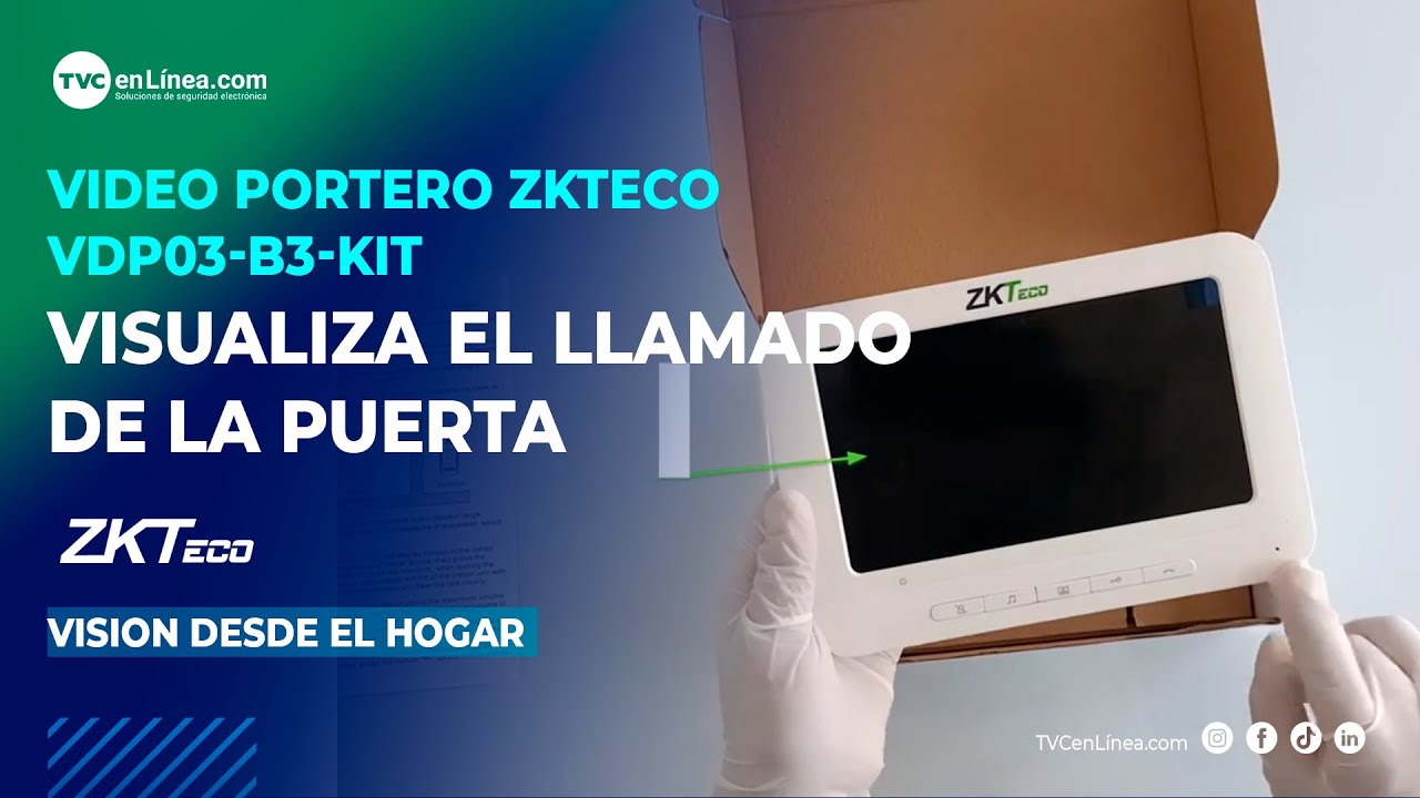 ZKTeco | VideoPortero VDP03 B3 KIT