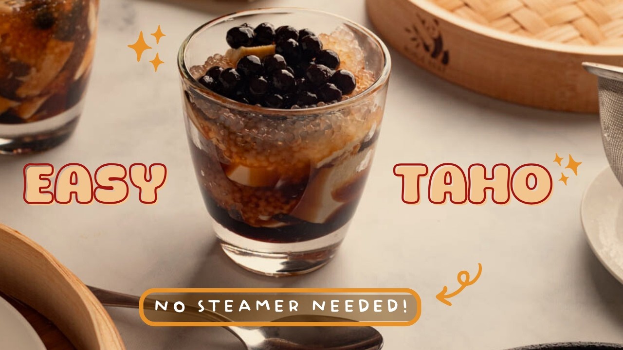 Easy Homemade Filipino Taho Recipe (no steamer required!)