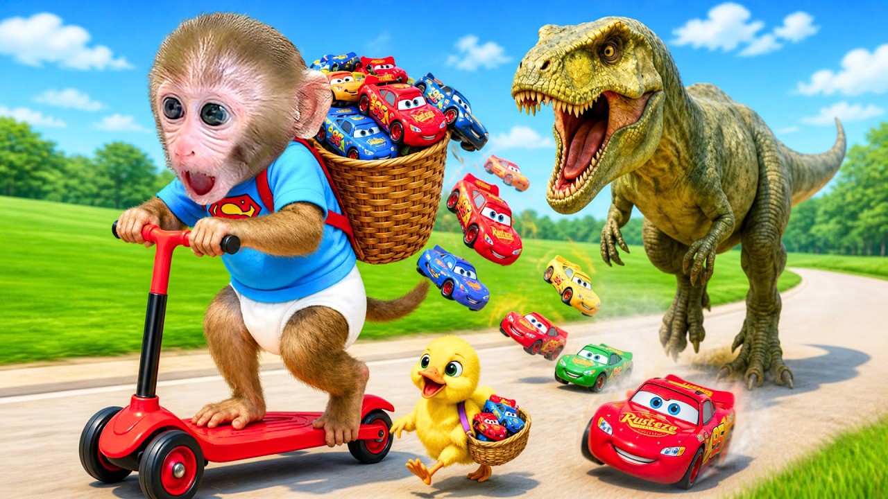 Monkey BonBon i przygoda w wielkim aucie z kolorowych klocków – Monkey Poland