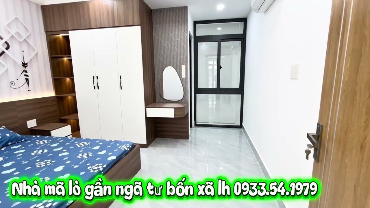 Nhà mã lò bình tân dt 4,5 x 12 đúc 4,5 tầng Full nội thất sổ hồng Riêng lh 0933.54 1979 để xem nhà 