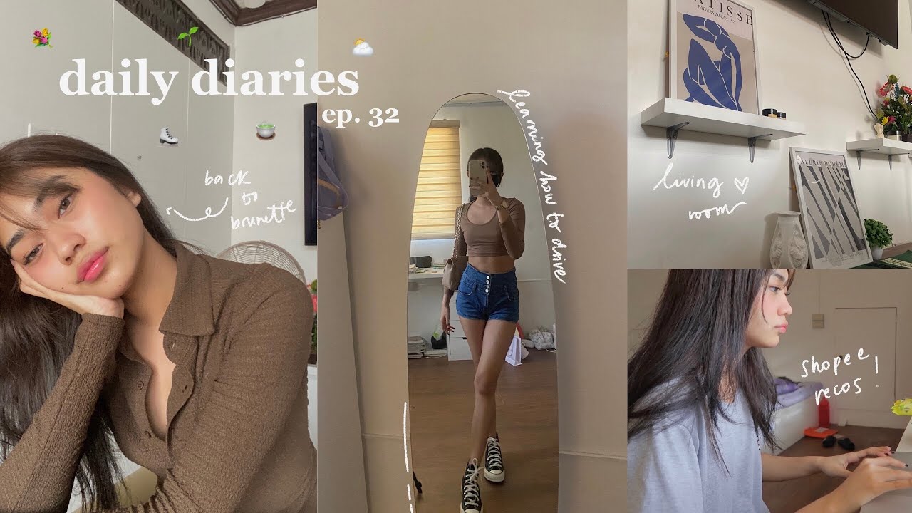 DAILY DIARIES ep. 32 | Driving 101, Shopee Haul, Living Room Makeover! 🛋