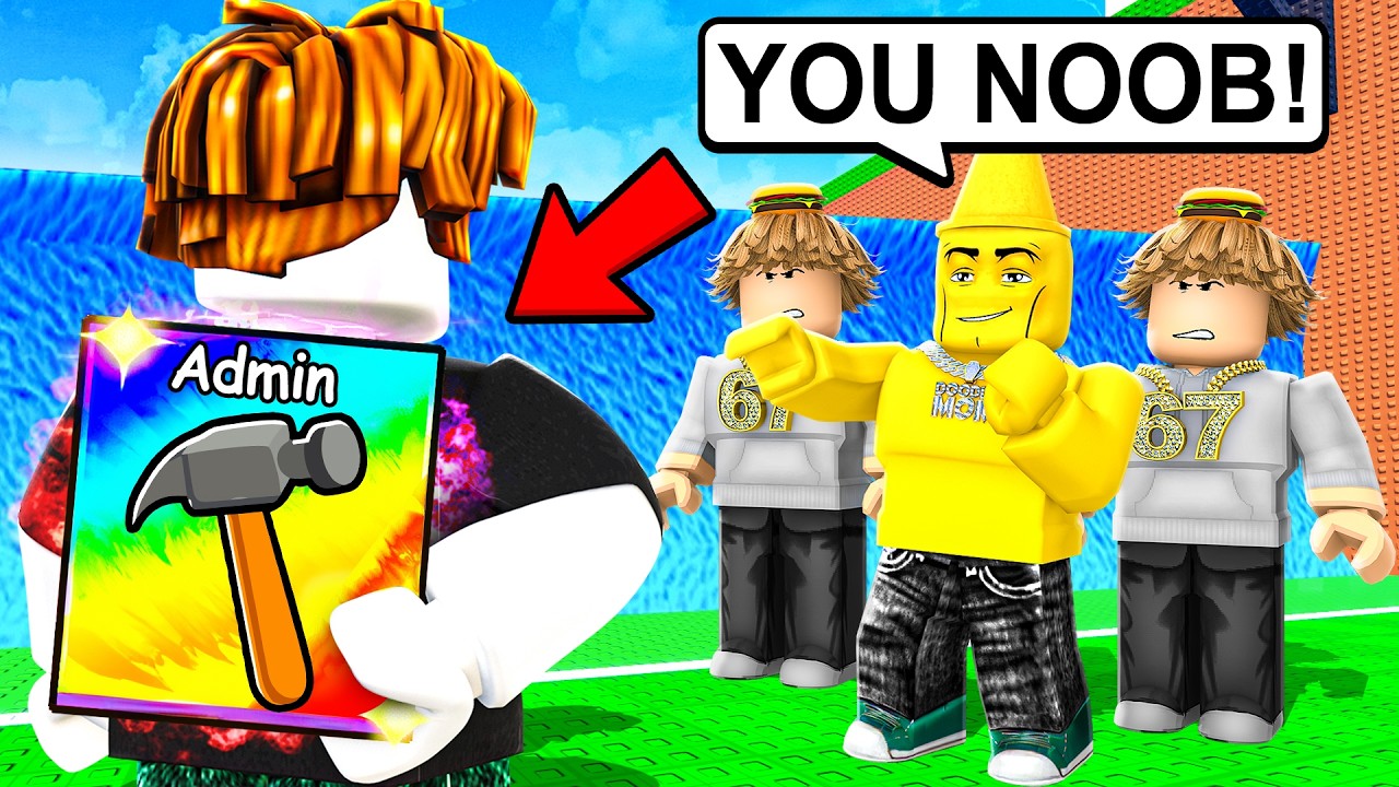 Trolling My Friend’s Clan with ADMIN in Escape Tsunami for Brainrots