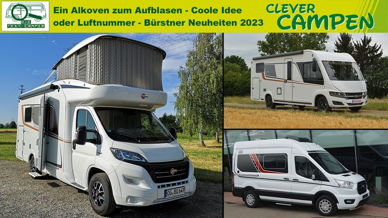 Coole Idee oder Luftnummer? Ein Alkoven zum Aufblasen - Die Bürstner Neuheiten 2023 / Clever Campen