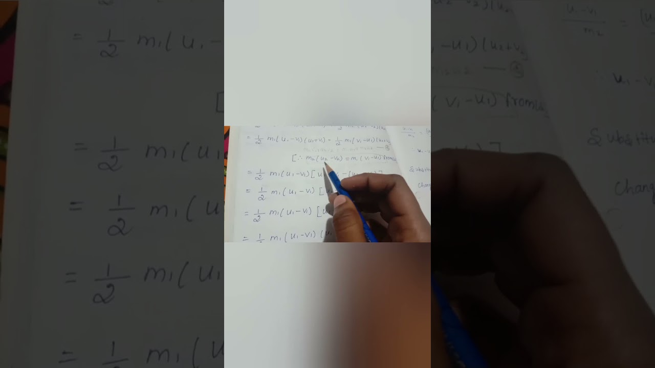 chapter-4 Collision of elastic bodies. 8.6 loss of kinetic energy