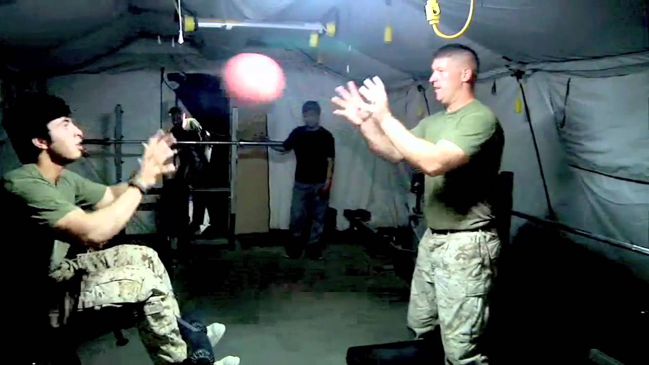 Marines teach Afghans how to lift