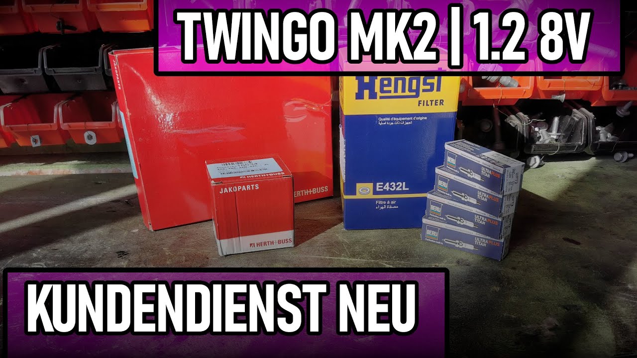 Renault Twingo MK2 1.2 8V | Kundendienst / Service / Inspektion [212] 👨‍🔧