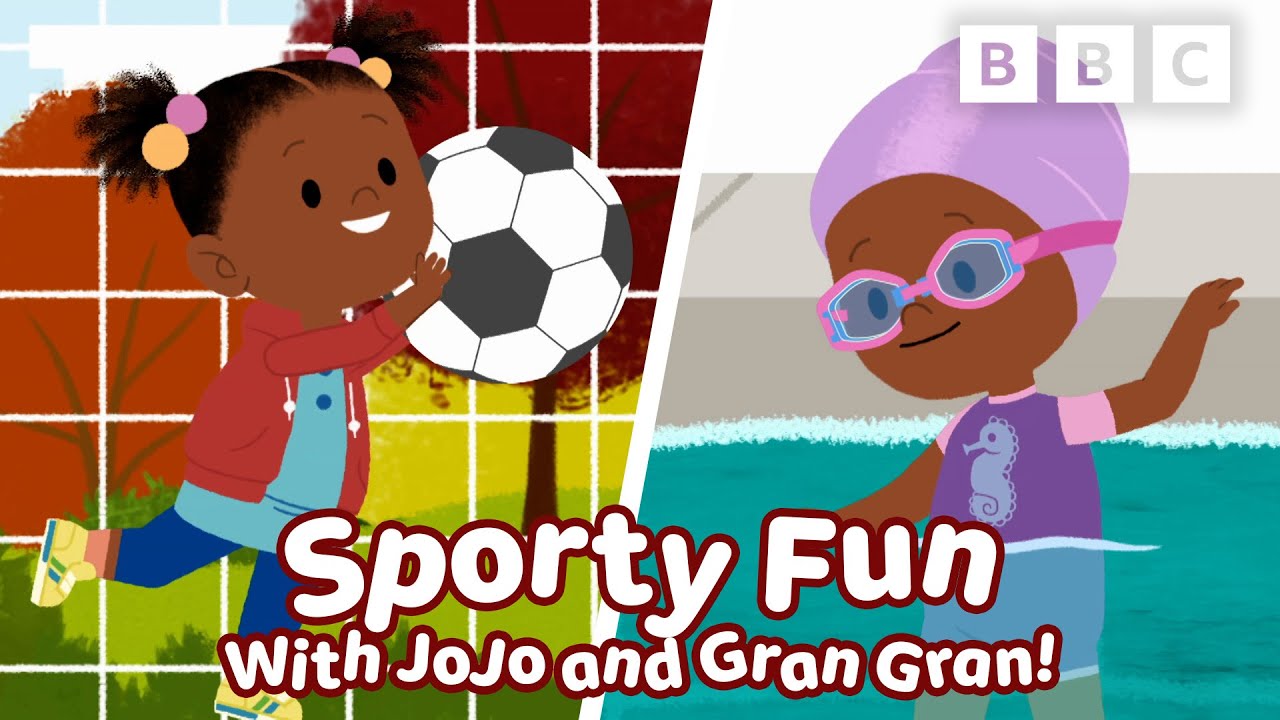 🔴LIVE! JoJo and Gran Gran play summer sports! | CBeebies