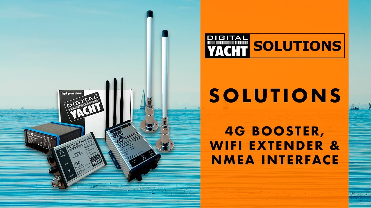 Digital Yacht Solutions - 4G Booster, WiFi Extender & NMEA Interface - Digital Yacht