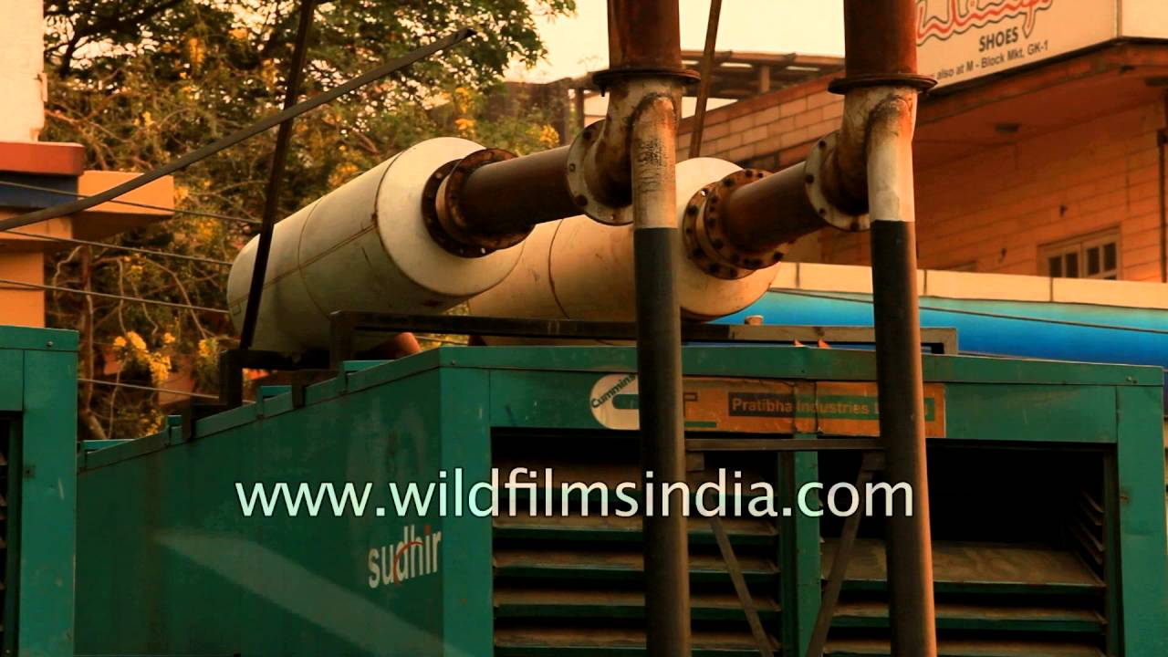 Diesel gen-set fumes blight the lives of Delhi's citizens