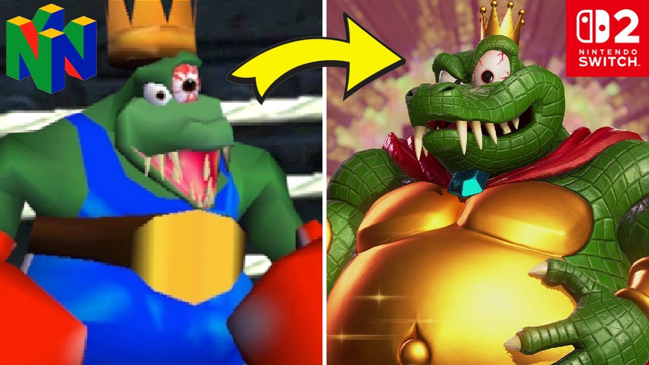Donkey Kong Bananza vs DK64 - Final Boss Comparison