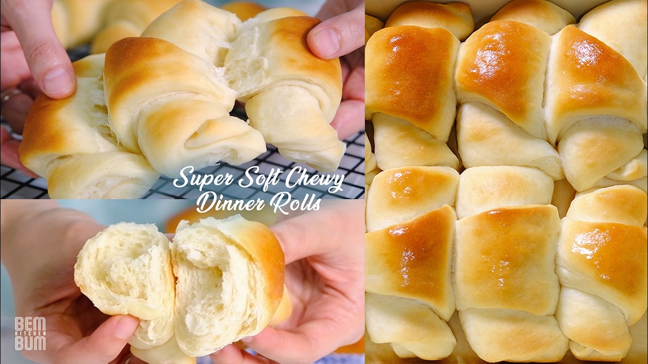 Super Soft Chewy Dinner Rolls| Easy and so Delicious!!